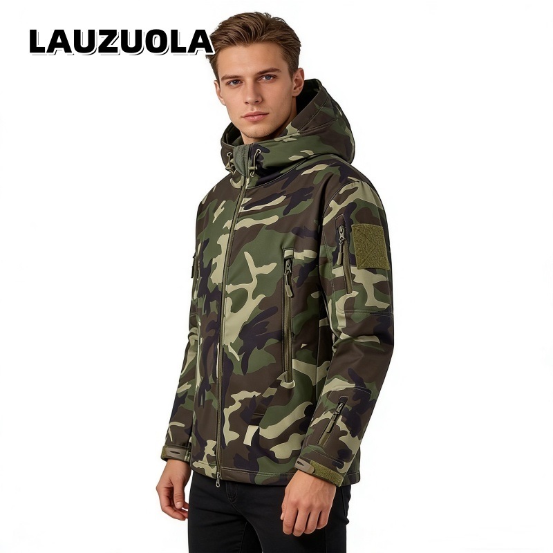 Outdoor Hunting Hoodie - Мужская камуфляжная водонепроницаемая куртка 2026: Новая
