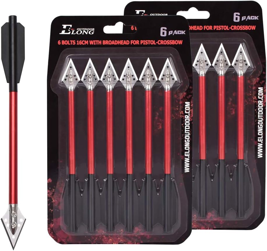 Crossbow Bolt Broadhead - Алюминиевые арбалетные болты, стрелы, 6,5-дюймовые стальные