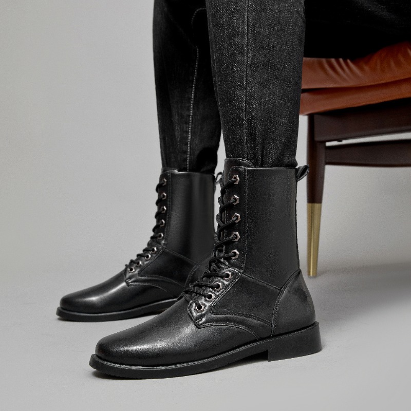Outdoor Hunting Boots For Men - Высокие кожаные тактические ботинки для активного
