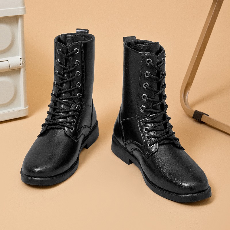Outdoor Hunting Boots For Men - Высокие кожаные ботинки MAIJIAKA: тактические, для