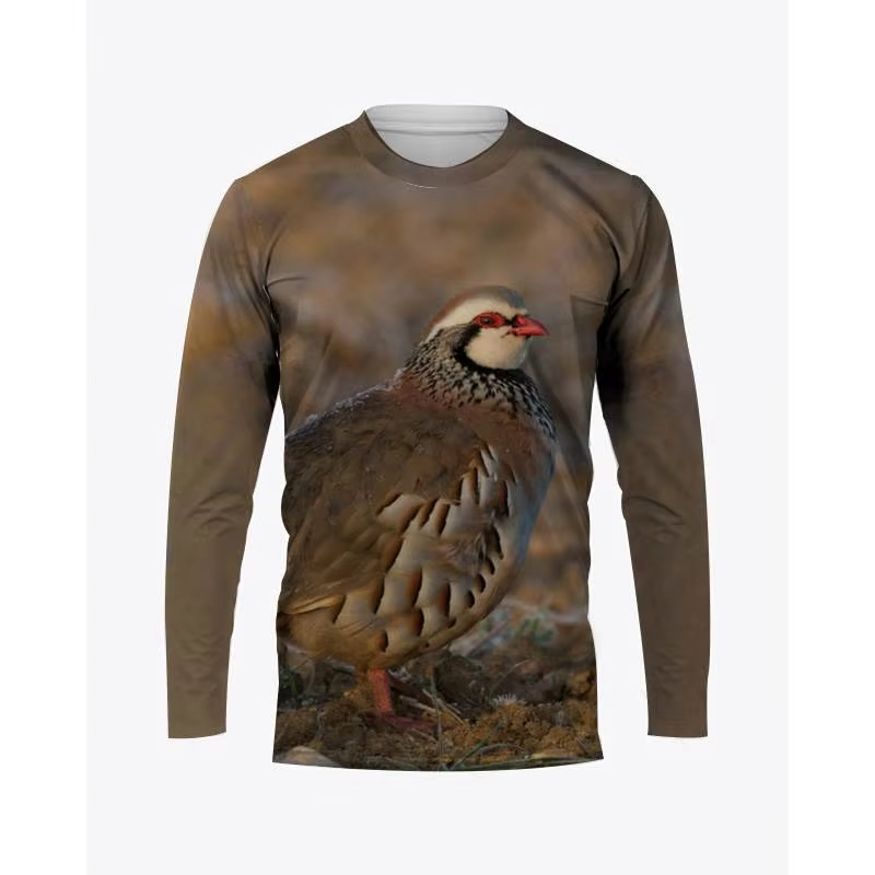 Hunting Quail - Камуфляжные футболки с рисунком «Охотничьи животные»,