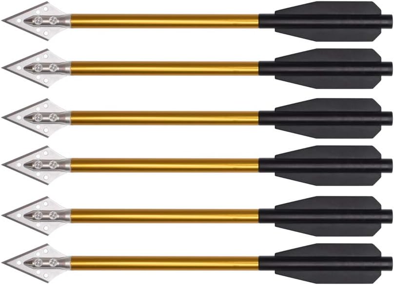 Crossbow Bolt Broadhead - Алюминиевые арбалетные болты, стрелы, 6,5-дюймовые стальные