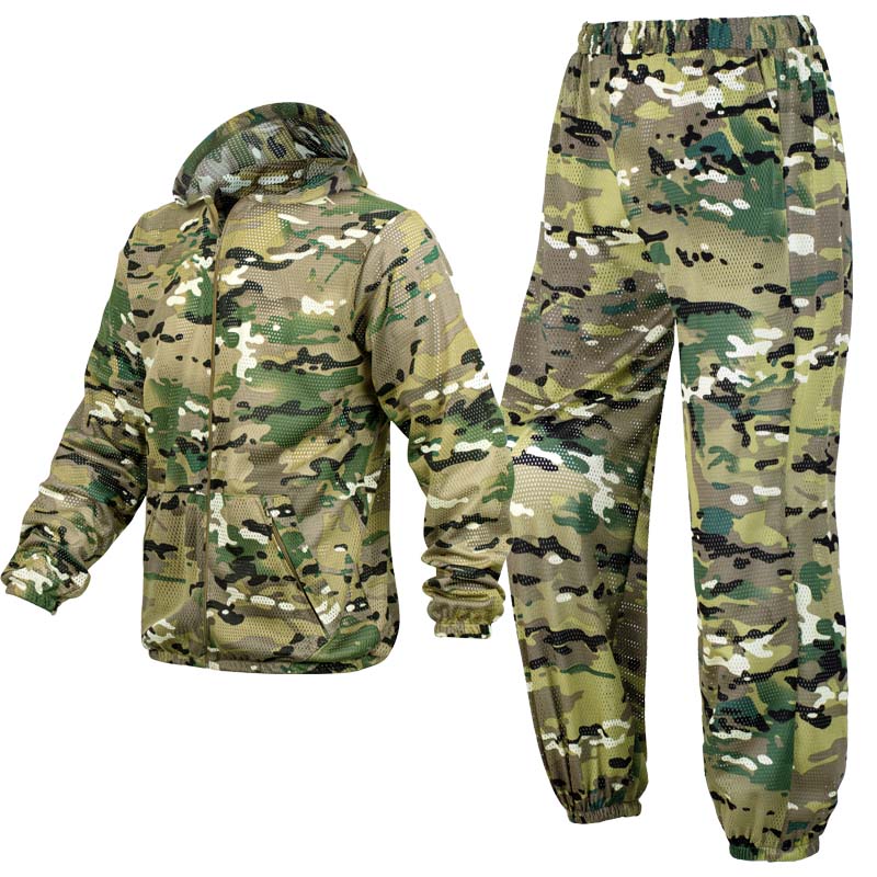 Hunting Outdoor Pants - Летний охлаждающий камуфляжный костюм: дышащие сетчатые