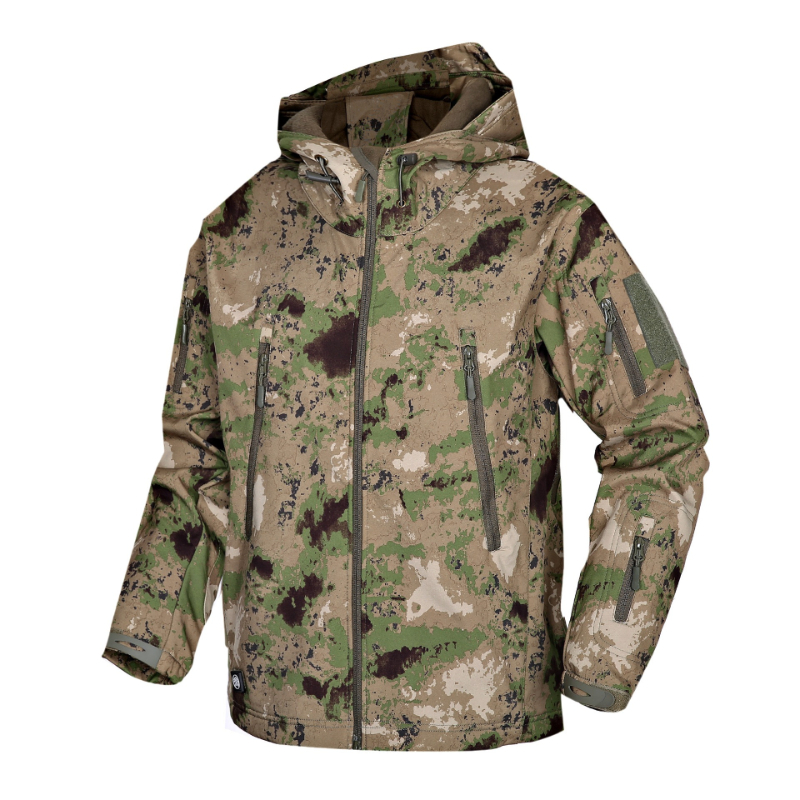 Outdoor Hunting Hoodie - Мужская уличная куртка TAD из кожи