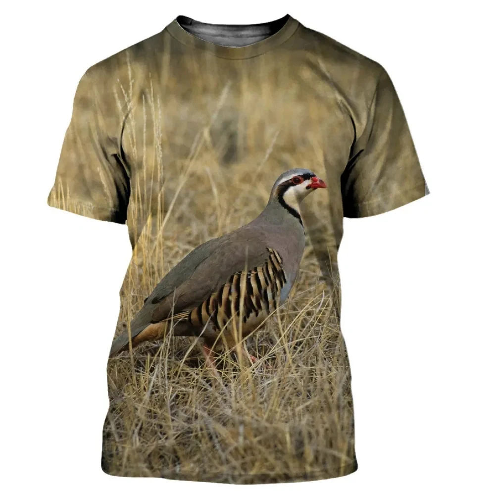 Hunting Quail - Новая летняя мужская футболка с круглым