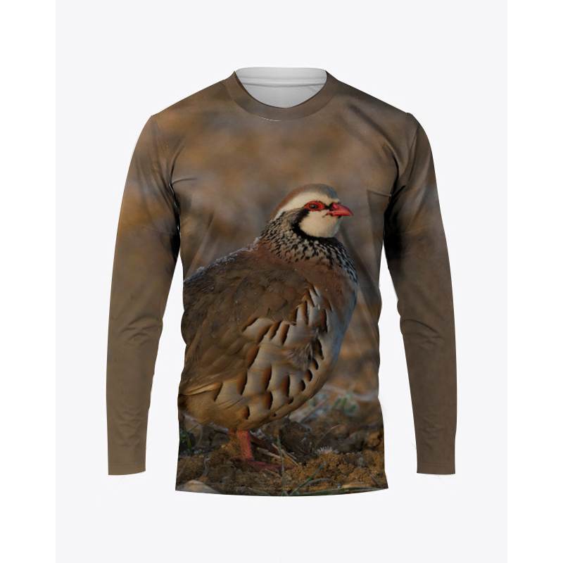 Hunting Quail - Камуфляжные охотничьи футболки с животными, перепелом,