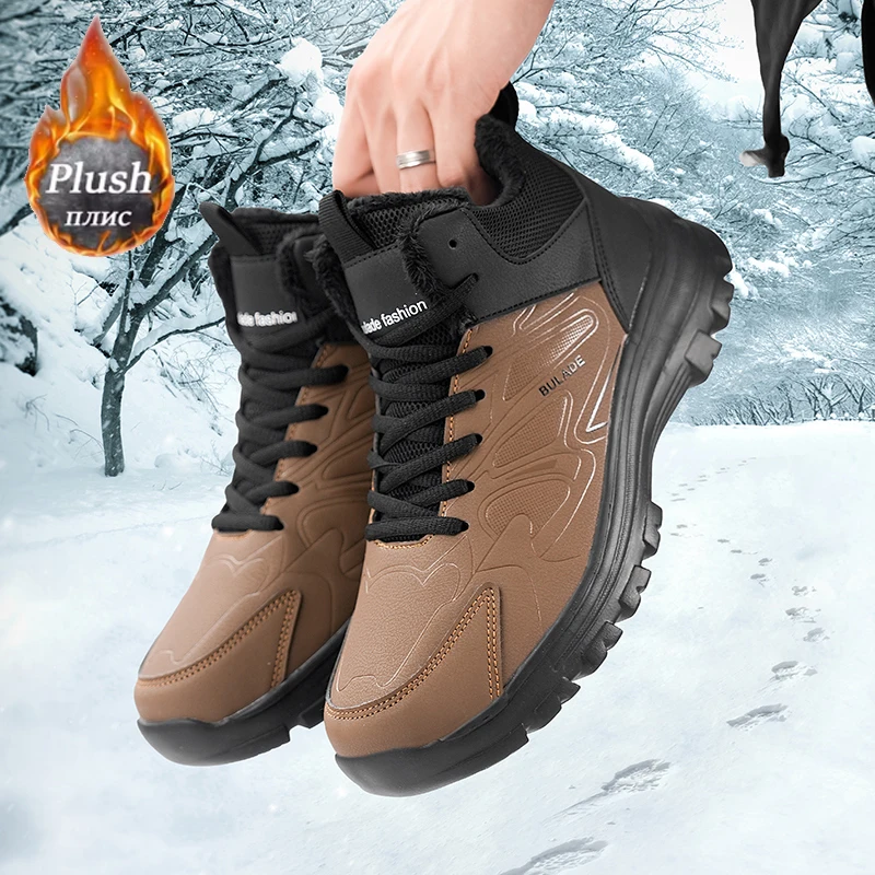 Outdoor Hunting Boots For Men - ELUVA/мужские зимние ботинки, непромокаемые утепленные зимние