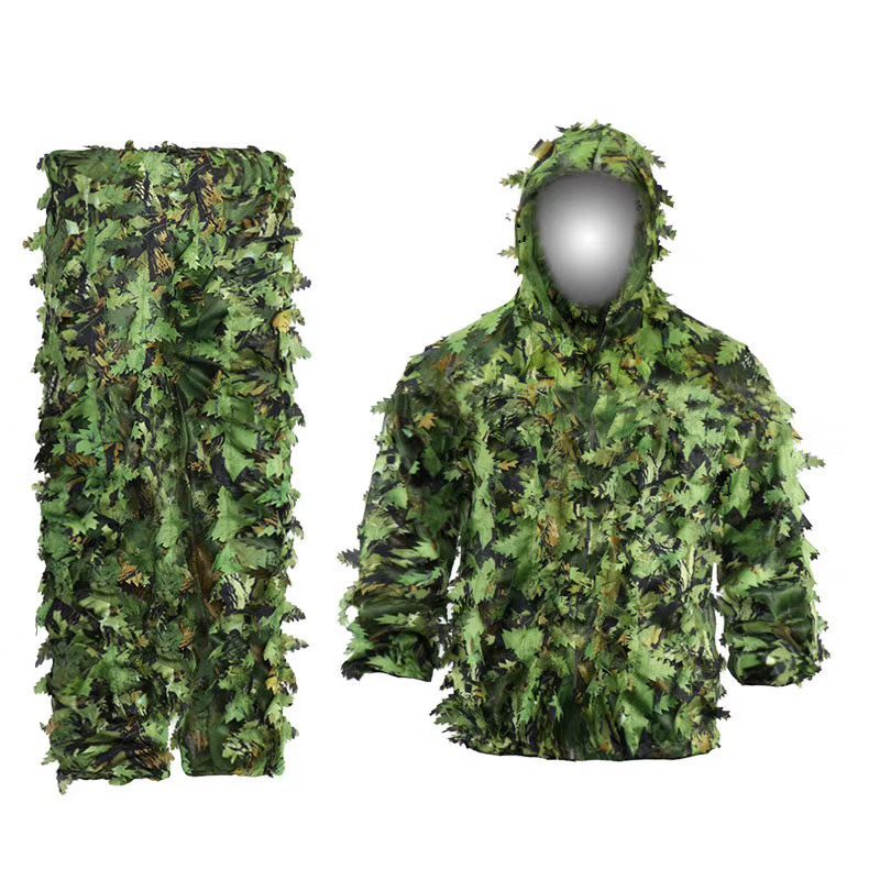 Ghillie Suit Woodland - Новый камуфляжный костюм с липким цветком