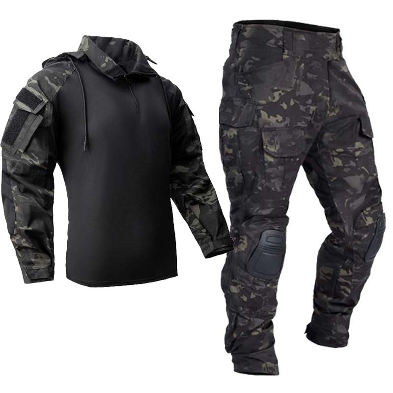 Outdoor Hunting Hoodie - Мужская тактическая униформа, камуфляжные боевые костюмы
