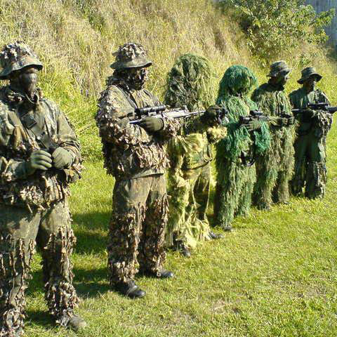 Снайпер CS бионическая камуфля – обзор и цена Ghillie Suit Woodland