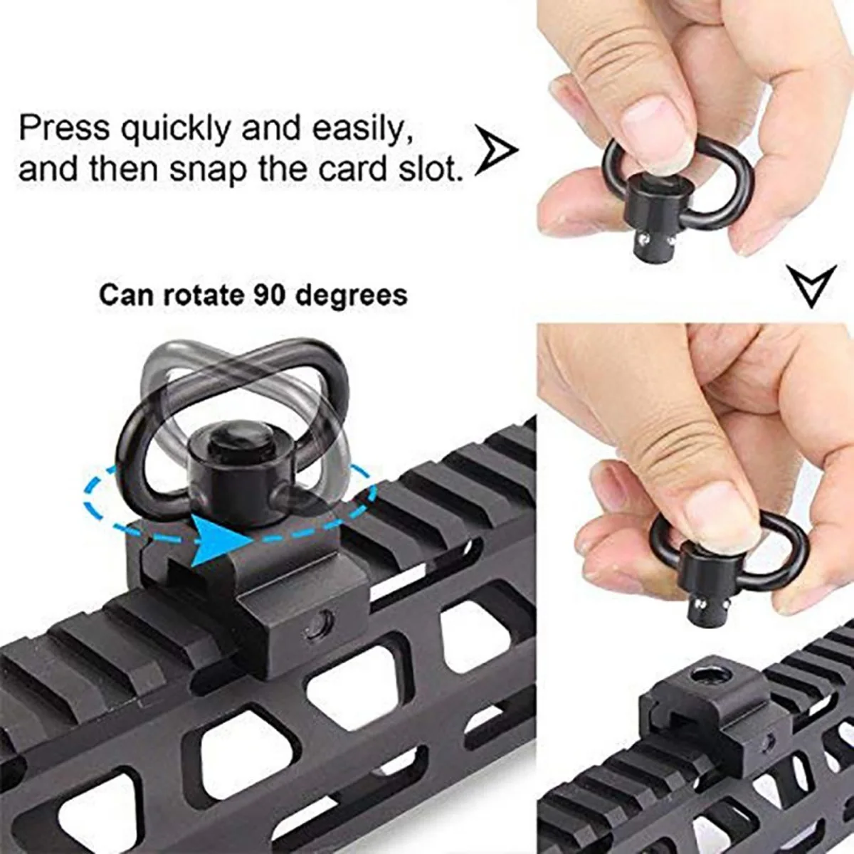 Тактический ремень для оружия  – обзор и цена Rifle Sling Swivel