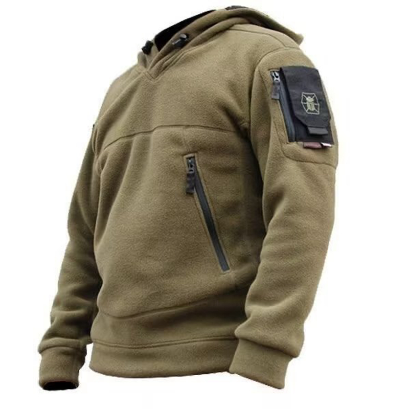Мужская Зимняя Теплая Флисовая – обзор и цена Outdoor Hunting Hoodie