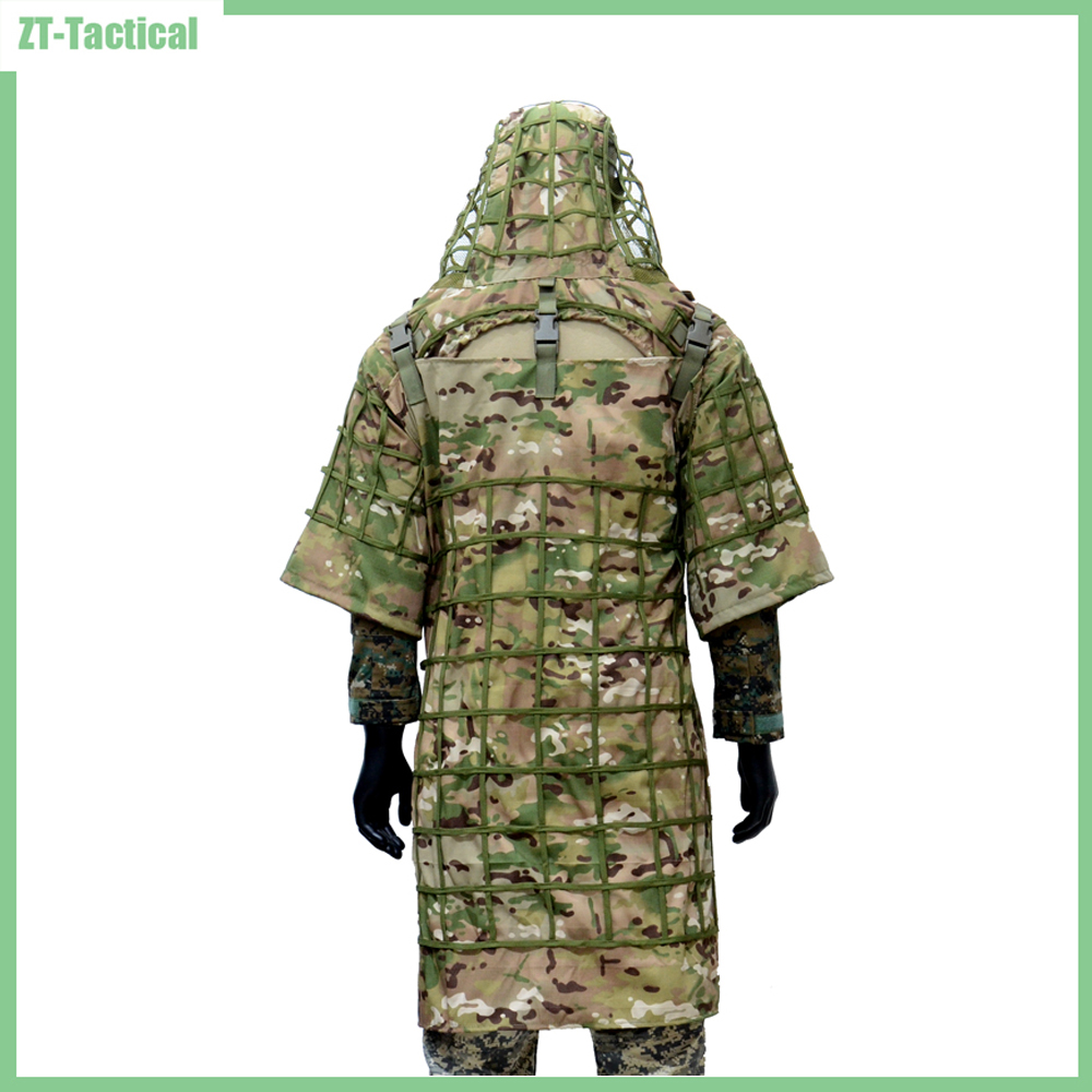 Тональный костюм Ghillie, понч – обзор и цена Ghillie Suit Woodland