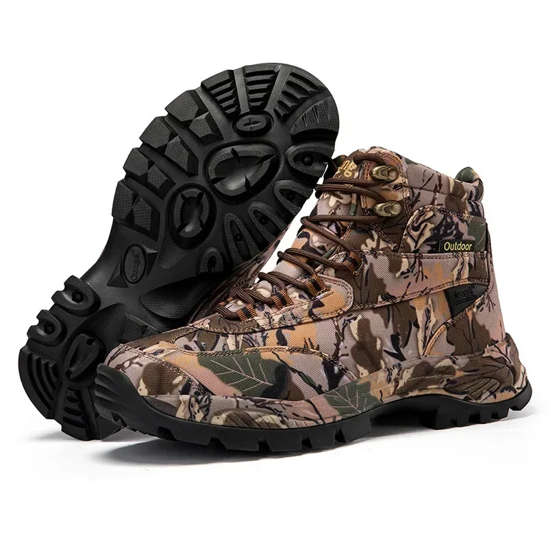 Мужские высокие камуфляжные ох – обзор и цена Outdoor Hunting Boots For Men