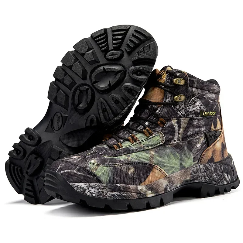 Мужские высокие камуфляжные ох – обзор и цена Outdoor Hunting Boots For Men