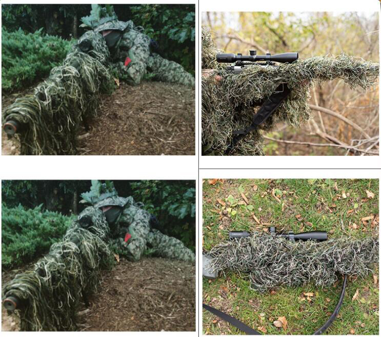 Тип травы, охотничья винтовка, – обзор и цена Ghillie Suit Woodland