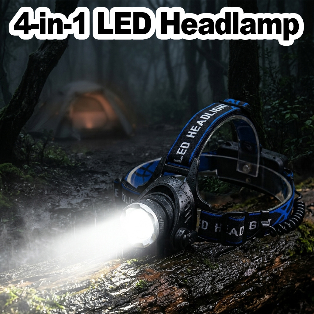 Светодиодный налобный фонарь 4 – обзор и цена Headlamp Tactical Bright