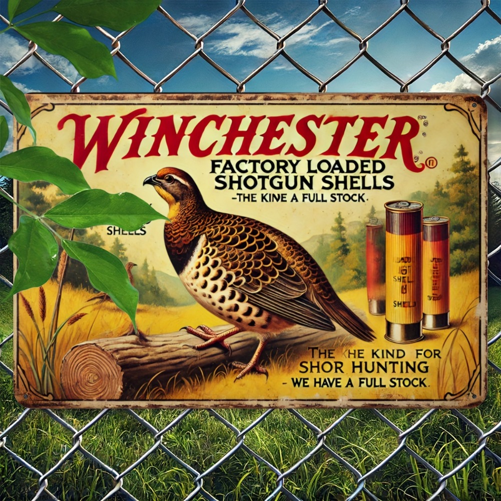 Металлическая табличка в винта – обзор и цена Hunting Quail