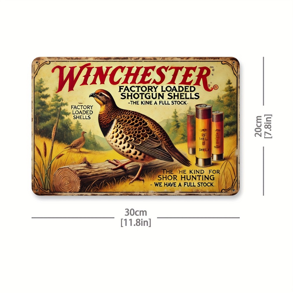 Металлическая табличка в винта – обзор и цена Hunting Quail
