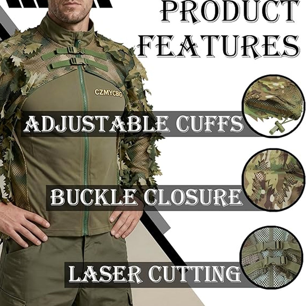 Камуфляжный костюм-накидка в с – обзор и цена Ghillie Suit Woodland