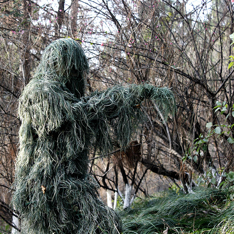 Зимние 3D белые снежные маскир – обзор и цена Ghillie Suit Woodland