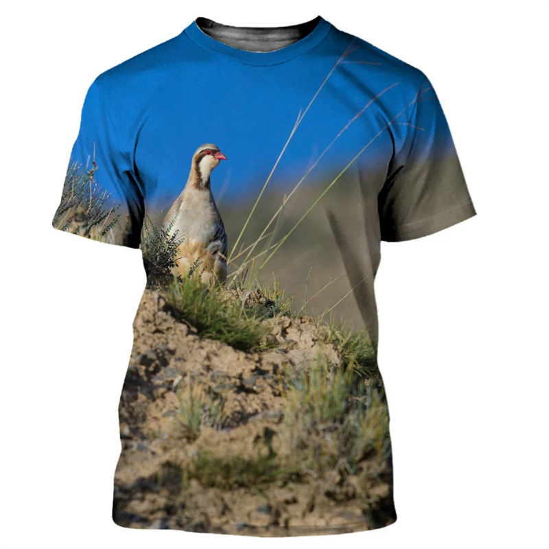 Футболка мужская с 3D-принтом  – обзор и цена Hunting Quail