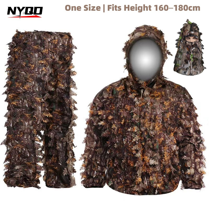 Костюм-камуфляж 3D Leaf Ghilli – обзор и цена Ghillie Suit Woodland
