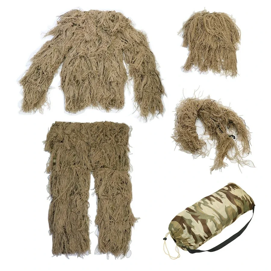 Охотничий лесной 3D камуфляжны – обзор и цена Ghillie Suit Woodland