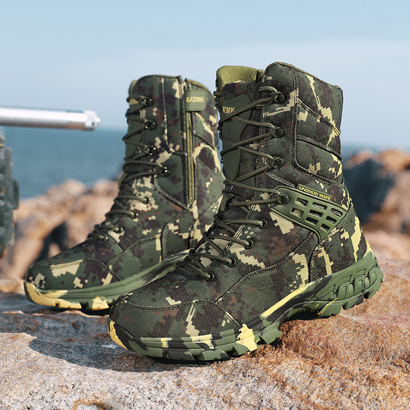 Мужские уличные ботинки высоко – обзор и цена Outdoor Hunting Boots For Men