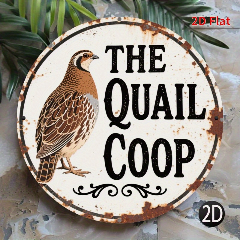 2D плоская винтажная круглая д – обзор и цена Hunting Quail