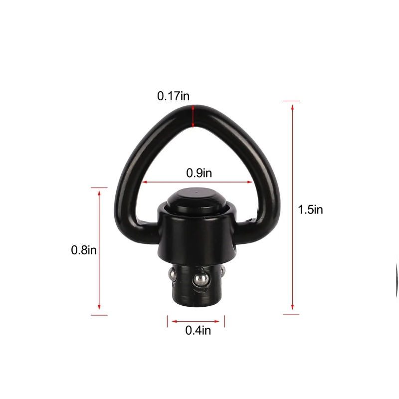 1/2 шт., кнопка для винтовки,  – обзор и цена Rifle Sling Swivel