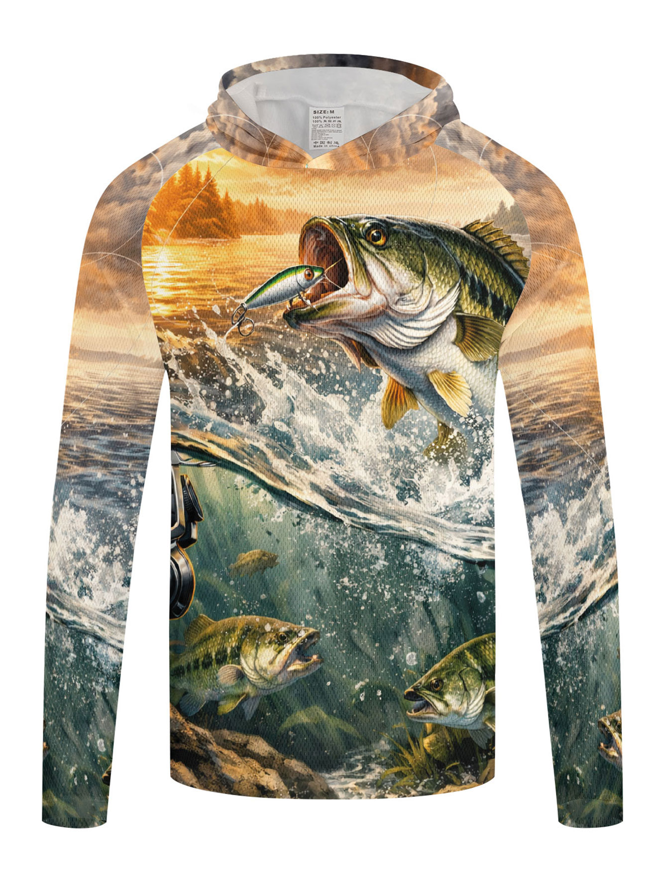 Рыболовная толстовка с принтом – обзор и цена Outdoor Hunting Hoodie