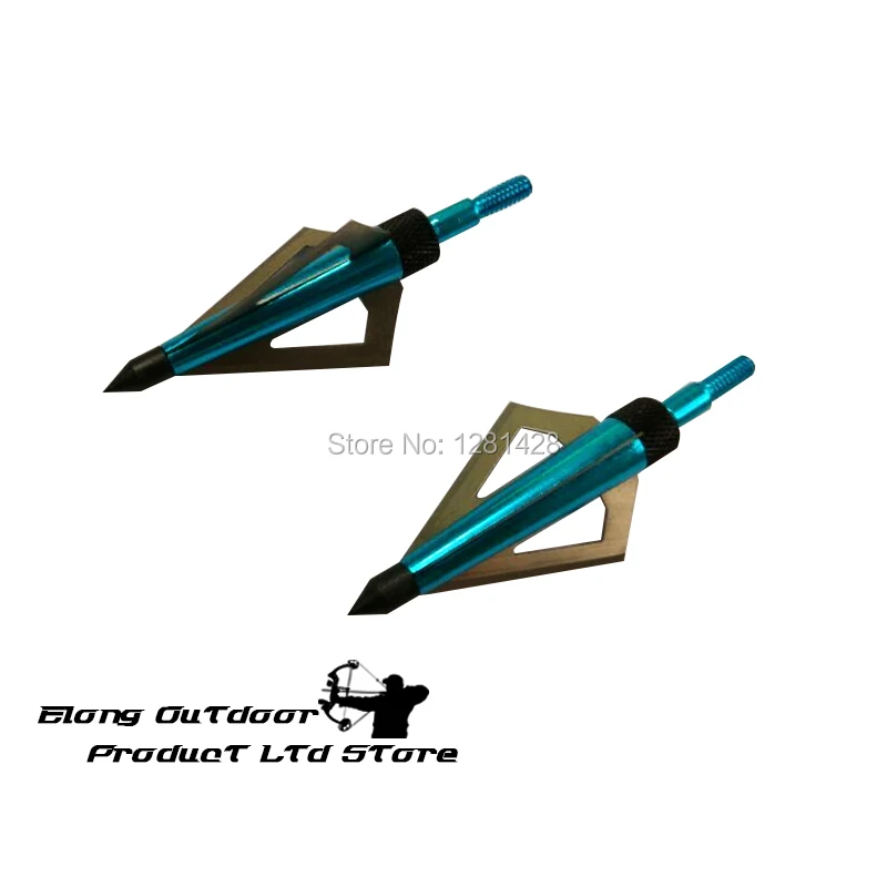 12 шт. синий 125 зерен Broadhe – обзор и цена Crossbow Bolt Broadhead