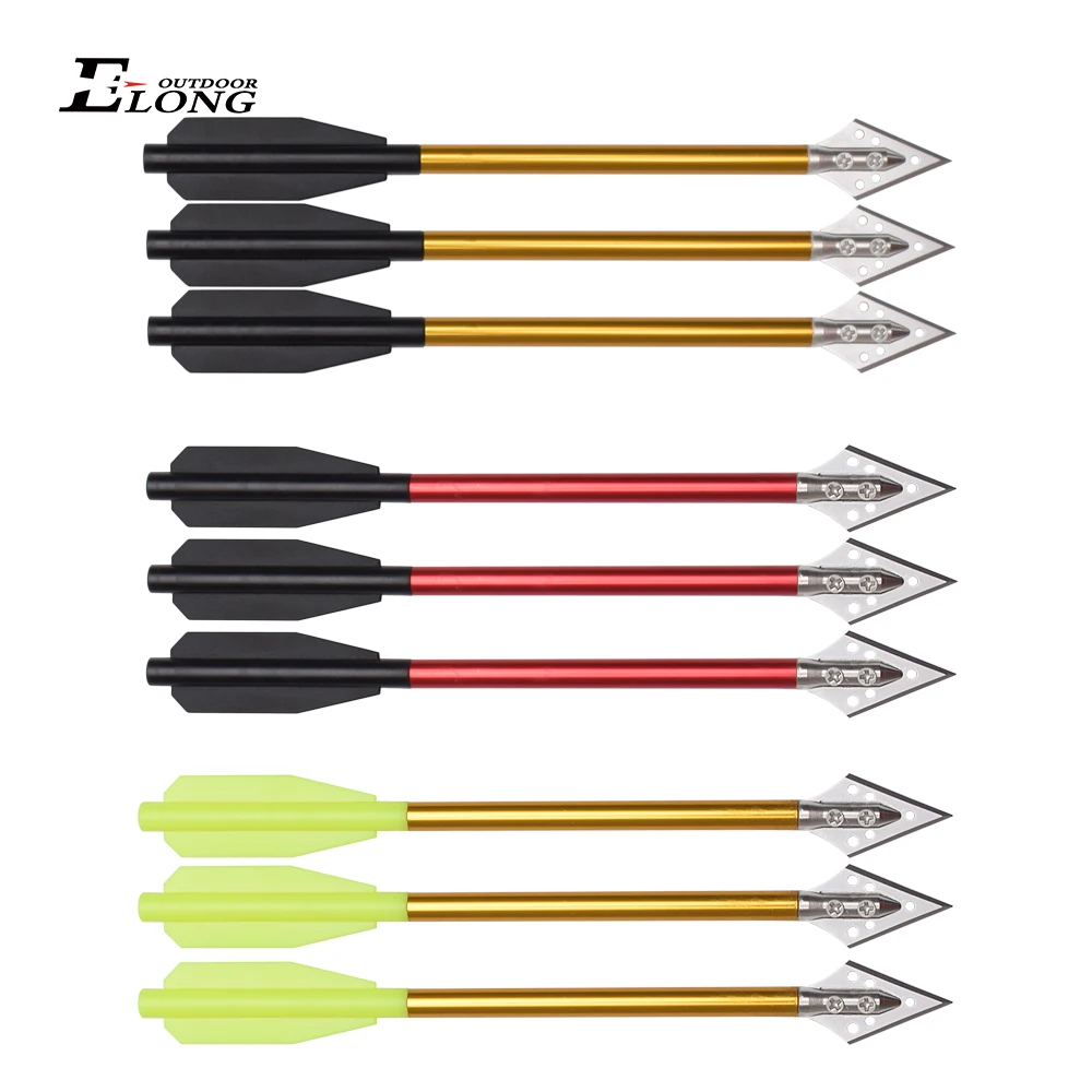 3 шт. алюминиевые арбалетные б – обзор и цена Crossbow Bolt Broadhead