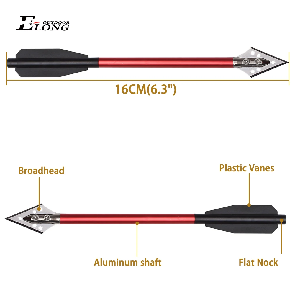3 шт. алюминиевые арбалетные б – обзор и цена Crossbow Bolt Broadhead